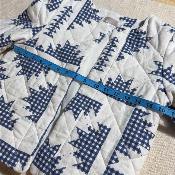 Caroline Constas Quilted Gingham Patchwork Jacket — XS - Picture 7 of 8